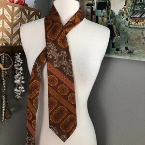 Vintage Enchino Necktie - Tikki Bar Geo Modern